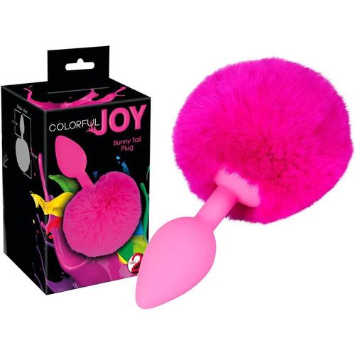 Plug En Silicone Colorful Joy Bunny Tail