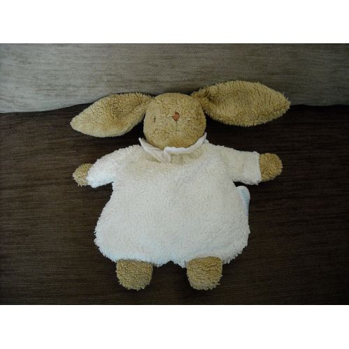 Doudou Lapin Beige/Écru Trousselier