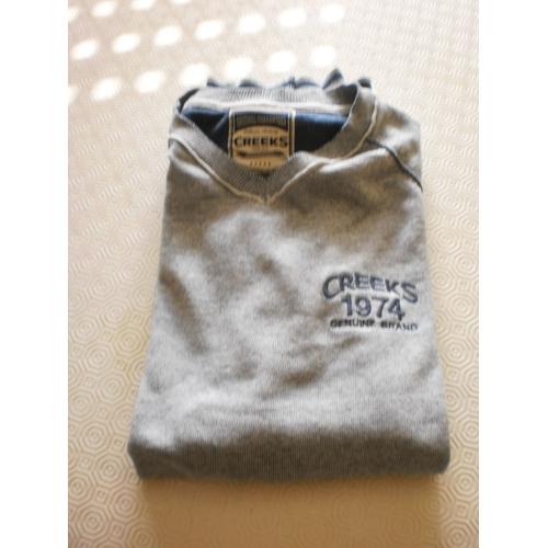 Pull Creeks Xxl Gris 