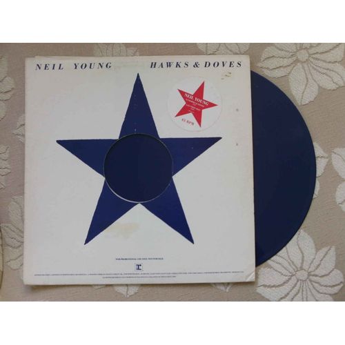 Hawks & Doves / Union Man Maxi Dj Usa Vynil Bleu Mega Rare