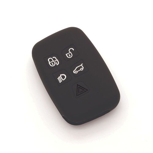 Housse De Clé En Silicone Pour Land Rover Range Rover Sport Evoque Noir