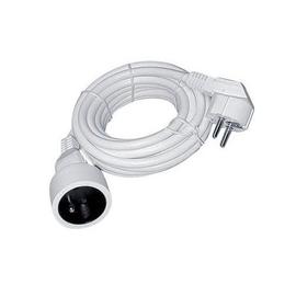Câble électrique 3 G 0.75 mm² h03vvf L.10 m, blanc