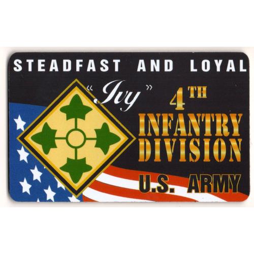 Ww2 - Magnet - 4th Infantry Division Ivy