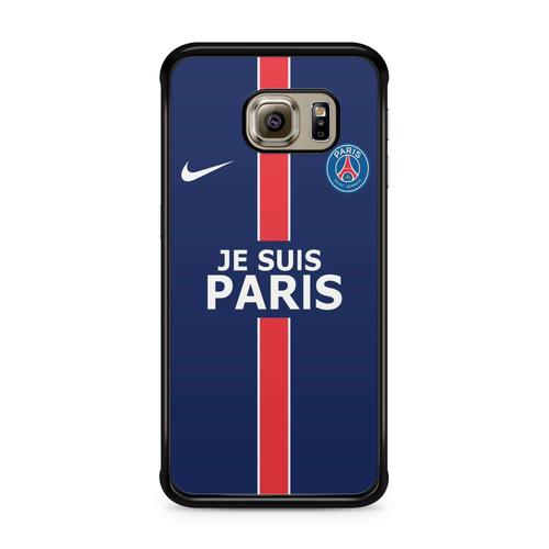 Coque Pour Samsung Galaxy S6 Paris St Germain Psg Mbappe Neymar Champions League Ici C'est Paris Ref 1861
