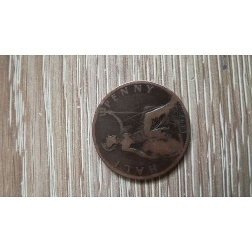 Half Penny 1897 Royaume Uni En L Etat Sur Les Photos
