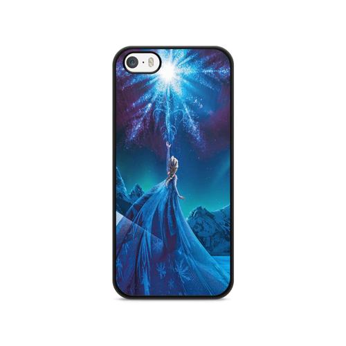 Coque Pour Iphone 6 / 6s Silicone Tpu Reine Des Neiges Princesse Hiver Noel Olaf Frozen Disney Elsa Anna Ref 303