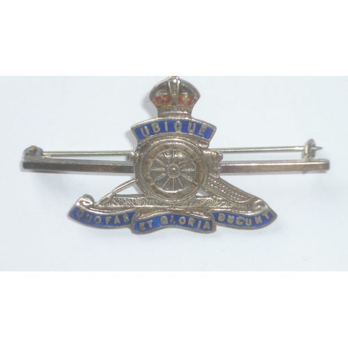 Insigne-Ancien-Royal-Artillery-Cap-Badge-Ubique-Quo-Fas-Et-Gloria-Ducunt