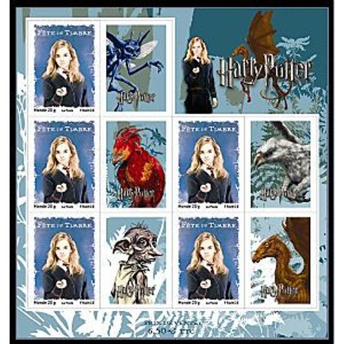 Fête Du Timbre 2007: Feuille De 5 Timbres Autoadhésifs Hermione Granger