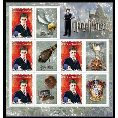 Fête Du Timbre 2007: Feuille De 5 Timbres Autoadhésifs Harry Potter