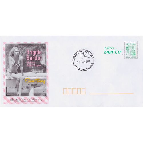 Brigitte Bardot Rare Enveloppe 1er Jour Le 23 09 2017