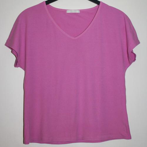 T-Shirt Marks & Spencer Viscose 42 Rose Bonbon 