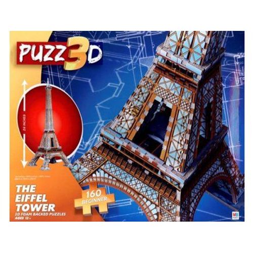 Mb Puzz3d - Puzzle 3d Tour Eiffel 160 Pieces