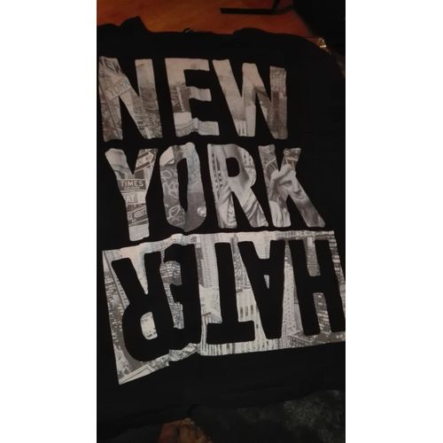 T-Shirt Bershka Coton S Noir