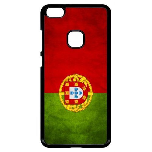 Coque Pour Smartphone - Portugal - Compatible Avec Huawei P10 Lite - Plastique - Bord Noir