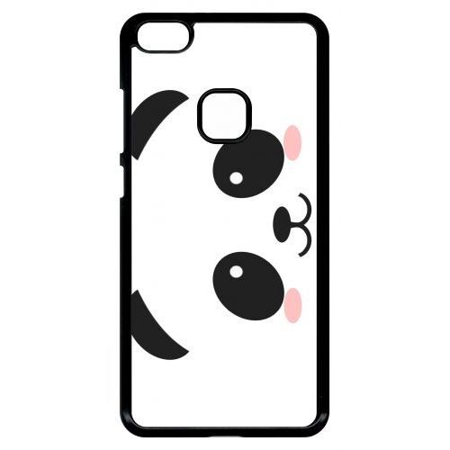 Coque Pour Smartphone - Panda - Compatible Avec Huawei P10 Lite - Plastique - Bord Noir