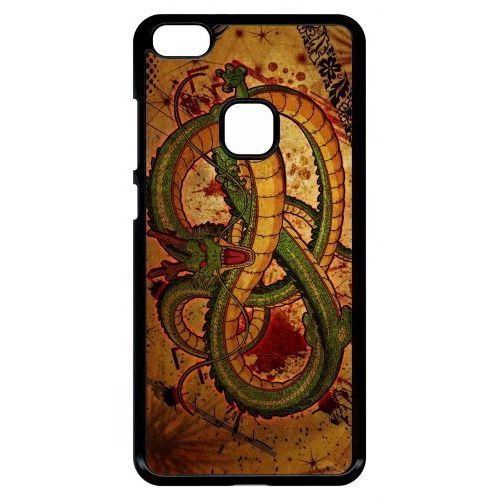 Coque Pour Smartphone - Dragon Manga - Compatible Avec Huawei P10 Lite - Plastique - Bord Noir