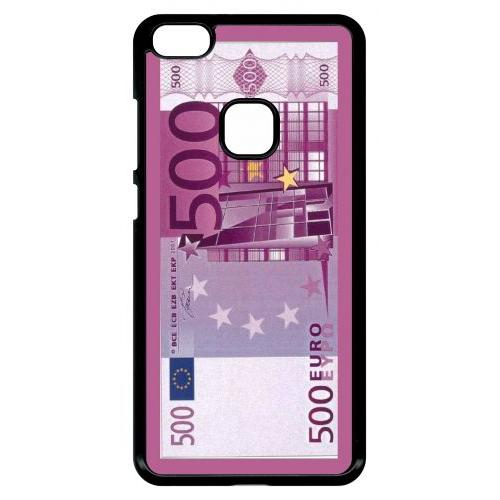 Coque Pour Smartphone - 500 Euros Violet - Compatible Avec Huawei P10 Lite - Plastique - Bord Noir