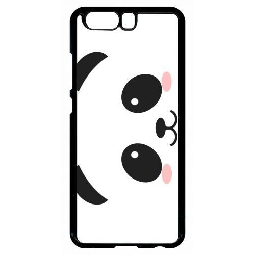 Coque Pour Smartphone - Panda - Compatible Avec Huawei P10 - Plastique - Bord Noir