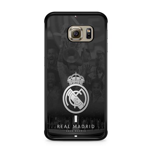 Coque Pour Samsung Galaxy S6 Edge Real De Madrid Espagne Ronaldo Benzema Ref 2162