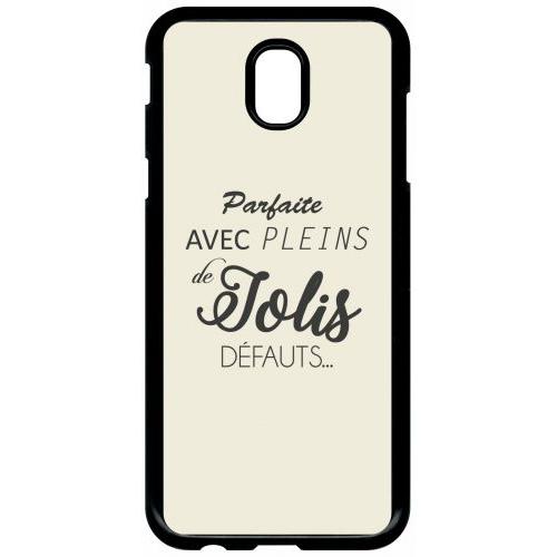 Coque Pour Smartphone - Parfaite Avec Pleins De Jolis Defauts Fond Beige 2 - Compatible Avec Samsung Galaxy J5 (2017) - Plastique - Bord Noir