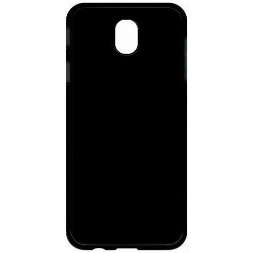 Coque Pour Tablette - Black Is Black - Compatible Avec Samsung Galaxy J7 (2017) - Plastique - Bord Noir