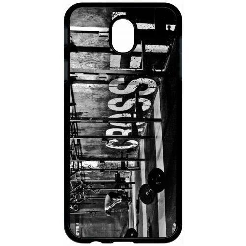 Coque Pour Tablette - Crossfit - Compatible Avec Samsung Galaxy J7 (2017) - Plastique - Bord Noir