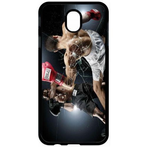 Coque Pour Tablette - Boxe Everlast - Compatible Avec Samsung Galaxy J7 (2017) - Plastique - Bord Noir