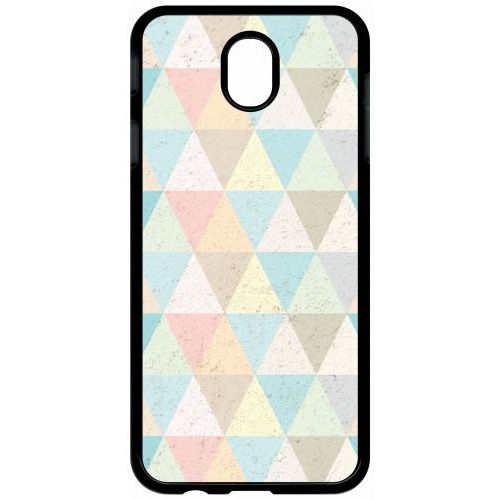 Coque Pour Tablette - Style Scandinave Pastel - Compatible Avec Samsung Galaxy J7 (2017) - Plastique - Bord Noir