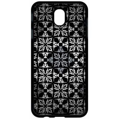 Coque Pour Tablette - Mosaique Baroque - Compatible Avec Samsung Galaxy J7 (2017) - Plastique - Bord Noir