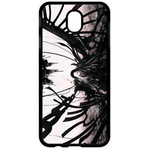 Coque Pour Tablette - Manga Gothic World - Compatible Avec Samsung Galaxy J7 (2017) - Plastique - Bord Noir
