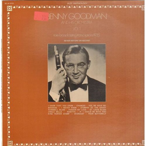 Benny Goodman Anh His Orchestra Vol 1 Rare Broadcastin Transcriptions 1935