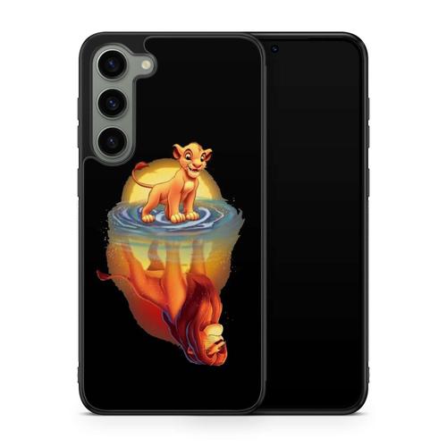 Coque Pour Samsung Galaxy S23 Fe Silicone Tpu Roi Lion Simba Pumba The Lion King Qui Tu Es Hakuna Nala Mufasa Case Disney Ref 2497