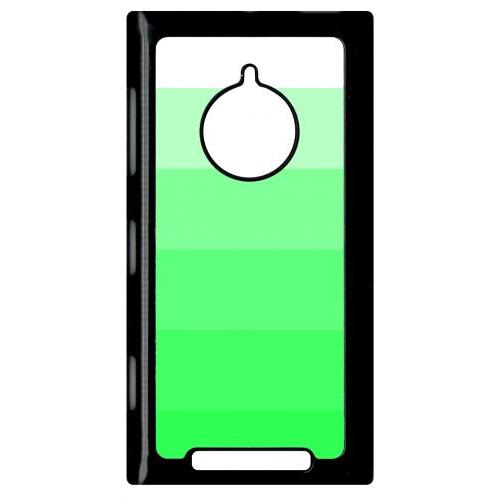 Coque Pour Smartphone - Degrad Vert Fluo - Compatible Avec Nokia Lumia 830 - Plastique - Bord Noir