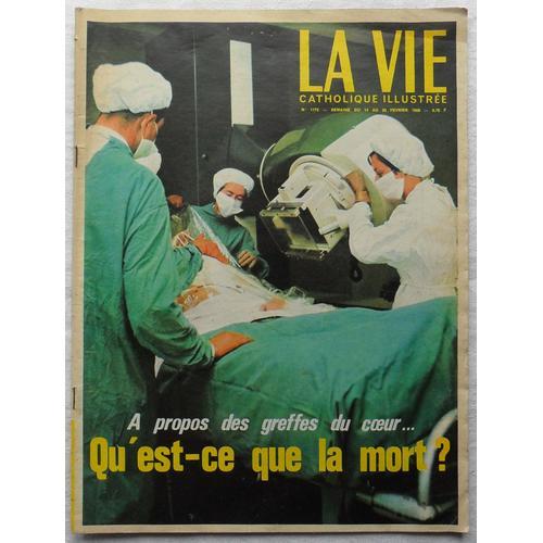 La Vie Catholique Illustrée N° 1175 - Du 14 Au 20 Février 1968.