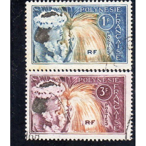 Timbres-Poste De Polynésie Française (Danseuse Tahitienne)