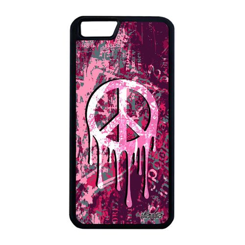 Coque Iphone 6 6s Plus Silicone Peace And Love Ragga Espoir Tatouage Rose Iphone 6 Plus Iphone 6s Plus