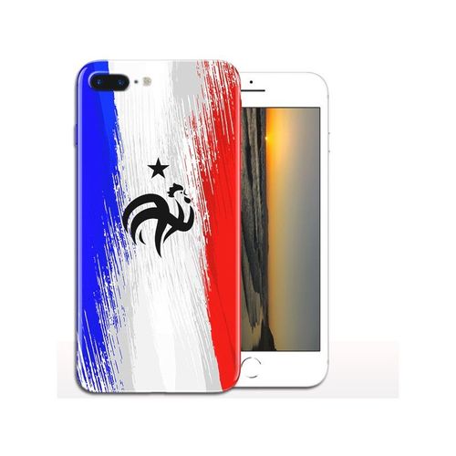Coque Rigide Football France Iphone 8 Plus, Coque Telephone Apple 5.5 Pouces
