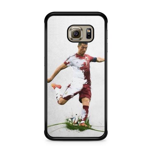 Coque Pour Samsung Galaxy S6 Edge Legende Football Ballon D Or Ronaldo Messi Neymar Mbappe Ref 3862