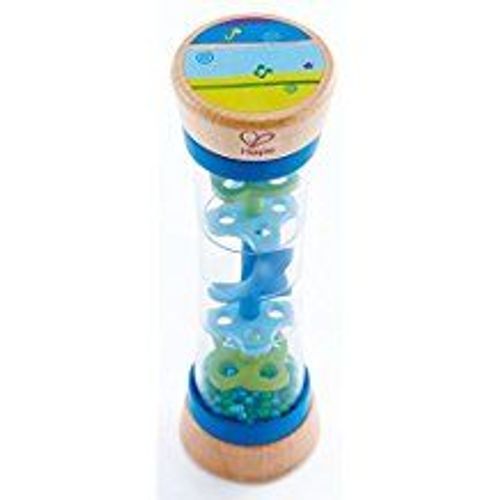 Hape - E0328 - Instrument De Musique En Bois Premier Age - Bton De Pluie Bleu