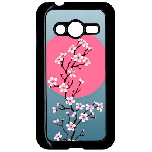 Coque Pour Smartphone - Motif Japon - Compatible Avec Samsung Galaxy Ace 4 Lte G313 - Plastique - Bord Noir