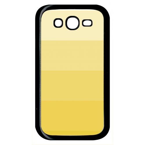 Coque Pour Smartphone - Degrad Jaune - Compatible Avec Samsung Galaxy Grand Prime Duos Tv - Plastique - Bord Noir