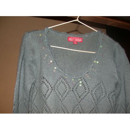 Pull Vitamine 14 Ans Bleu Tunique