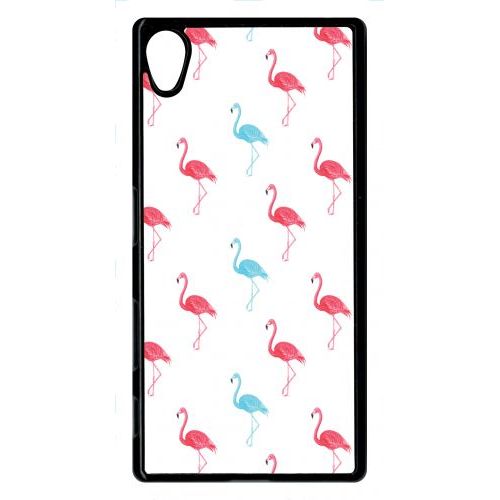 Coque Xperia Z5 - Flamand Rose - Noir