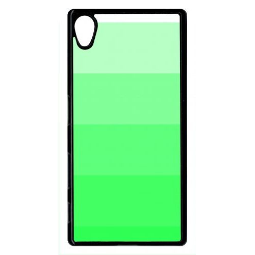 Coque Xperia Z5 - Degrad Vert Fluo - Noir