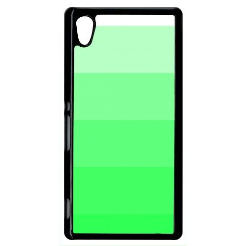 Coque Xperia M4 Aqua - Degrad Vert Fluo - Noir