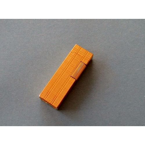 Briquet Gaz Plaqué Or John Sterling