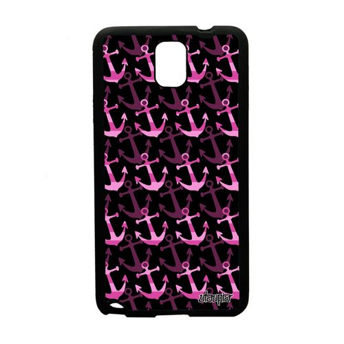 Coque En Silicone Pour Samsung Note 3 Ancre Vacances Jolie Rose Tendance Samsung Galaxy Note 3