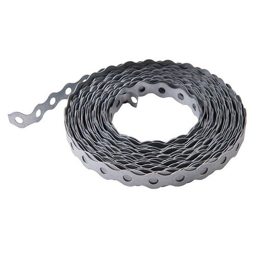 Bande d'assemblage galvanisée - 12 mm x 10 m