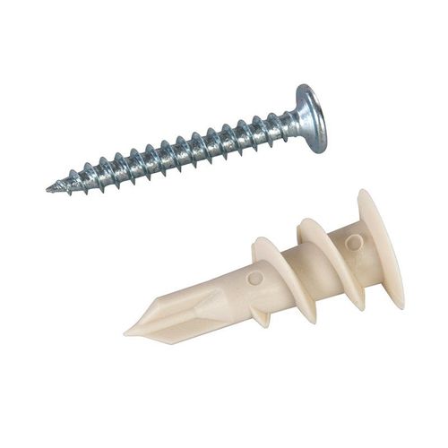 Lot de 100 vis autoperceuses - Nylon, 12 x 32 mm