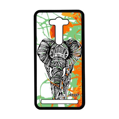 Coque Zenfone 2 Laser Ze550kl Elephant Zen Nature Unique Animaux Orange En Asus Zenfone 2 Laser Ze550kl